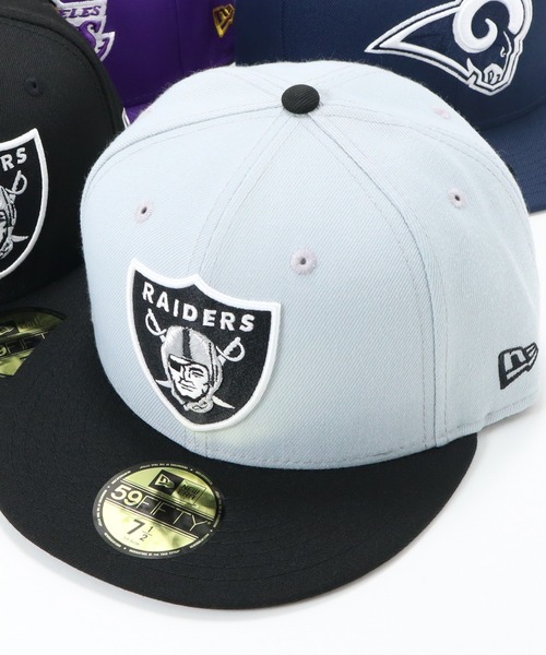 NEW ERA(ニューエラ)の「ニューエラ キャップ 59FIFTY(キャップ・メンズ・ブラック/ブルー/グレー・7 1/4/7 3/8/7 1/2/7 5/8/7 3/4)」の3枚目の写真