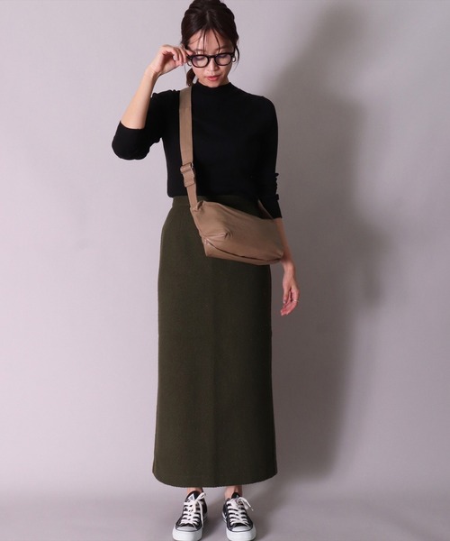 Legato Largo（レガートラルゴ）の「(LF)【Legato Largo】"洗えるフェイクレザー"ワンショルダー バッグ（ショルダーバッグ・レディース・バーガンディー/グレイッシュベージュ/アイボリー/ブラック・ONE SIZE）」の7枚目の写真