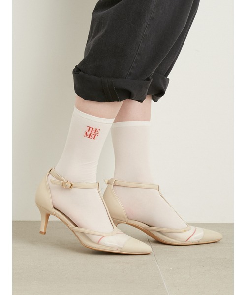 LILY BROWN（リリーブラウン）の「【The Metropolitan Museum of Art】ソックス（ソックス/靴下・レディース・ネイビー/グリーン/オフホワイト・FREE）」の2枚目の写真