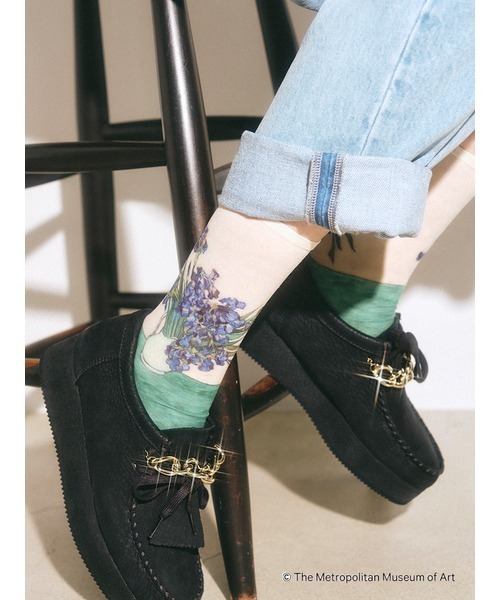 LILY BROWN（リリーブラウン）の「【The Metropolitan Museum of Art】ソックス（ソックス/靴下・レディース・ネイビー/グリーン/オフホワイト・FREE）」の12枚目の写真