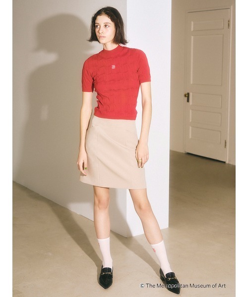 LILY BROWN（リリーブラウン）の「【The Metropolitan Museum of Art】ソックス（ソックス/靴下・レディース・ネイビー/グリーン/オフホワイト・FREE）」の4枚目の写真