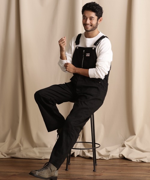 schott(ショット)の「Schott/ショット/TC OVERALL PANTS/TCオーバーオール パンツ(サロペット/オーバーオール・メンズ・グレー/キナリ/ブラック/カーキ/モスグリーン・L/XL/M/S)」の15枚目の写真