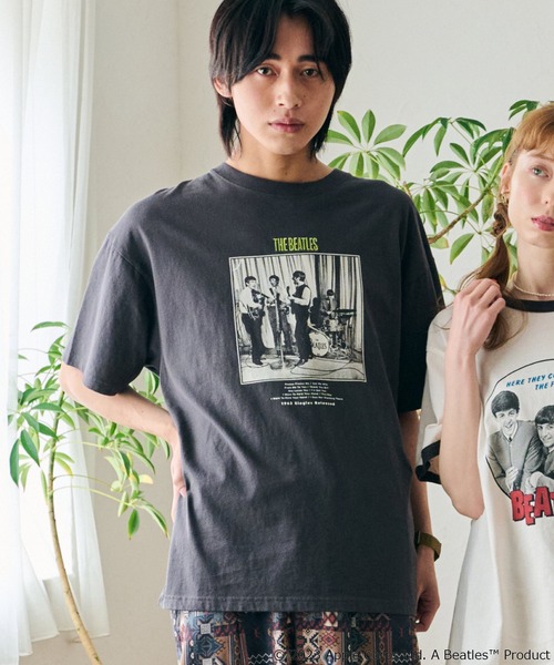 THE BEATLES/ザ ビートルズ】 ビッグシルエット フォトプリントT