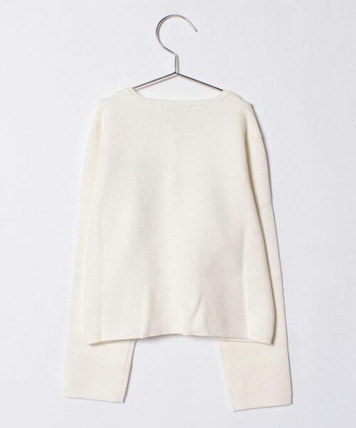 agnes b.(アニエスベー)の「LS43 E BOLERO キッズ ニットボレロ(カーディガン/ボレロ・キッズ・アイボリー・6YEAR/4YEAR/10YEAR/12YEAR)」の2枚目の写真