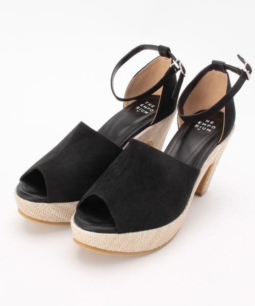 THE EMPORIUM（ジエンポリアム）の「チャンキーヒールサンダル（サンダル・レディース・ブルー/ホワイト/ブラック・35/30/40/45）」の2枚目の写真