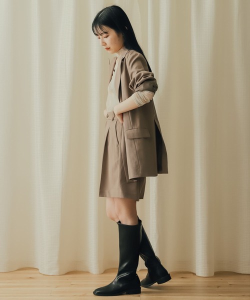 SENSE OF PLACE by URBAN RESEARCH(センスオブプレイスバイアーバンリサーチ)の「センタープレスバミューダパンツ(その他パンツ・レディース・ライトベージュ/モカ/チャコールグレー・SMALL/MEDIUM)」の15枚目の写真