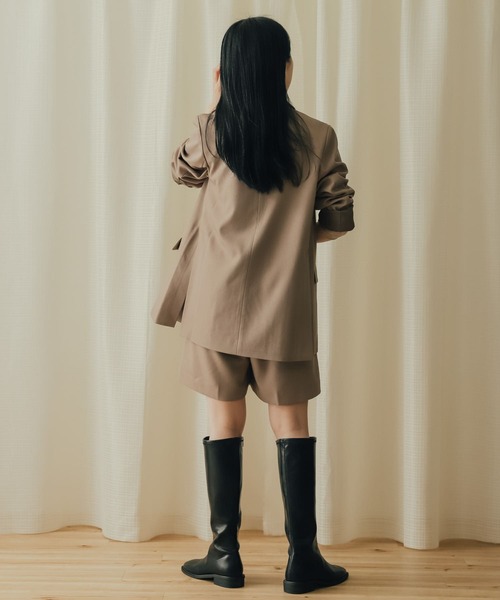 25AW 大人可愛い【HERMES】バミューダ パンツ センタープレス セール】センタープレスバミューダパンツ（その他パンツ