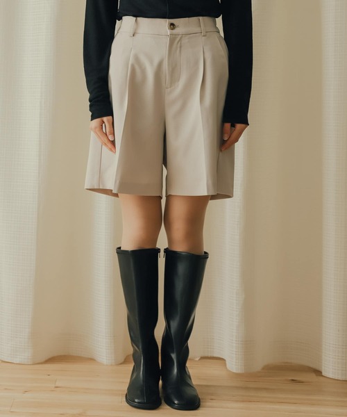 SENSE OF PLACE by URBAN RESEARCH(センスオブプレイスバイアーバンリサーチ)の「センタープレスバミューダパンツ(その他パンツ・レディース・ライトベージュ/モカ/チャコールグレー・SMALL/MEDIUM)」の17枚目の写真