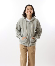 【Champion/チャンピオン】レディース リバースウィーブ(R) ジップフーデッドスウェットシャツ