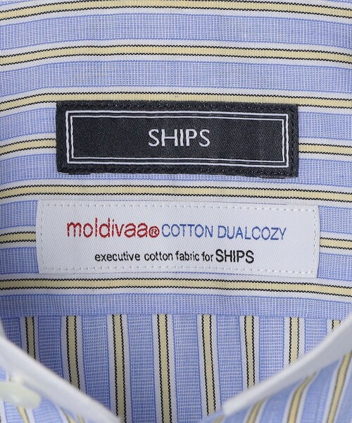 SHIPS(シップス)の「SHIPS: ブリティッシュ オルタネートストライプ クレリック シャツ(シャツ/ブラウス・メンズ・スカイブルー/ピンク系・37/38/39/40/41/42)」の9枚目の写真