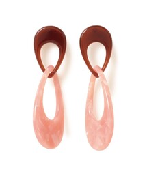 B:MING by BEAMS / マーブル アクリル ピアス