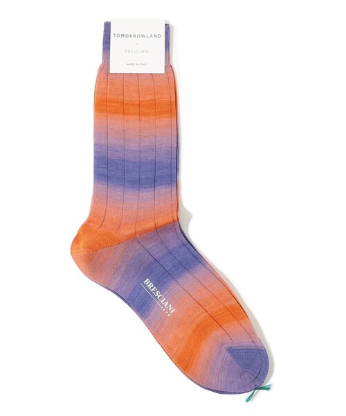 Bresciani（ブレシアニ）の「BRESCIANI コットン タイダイソックス（ソックス/靴下・メンズ・ピンク系その他/グレー系その他2/ブルー系その他2/パープル系その他2/イエロー系その他2・FREE）」の5枚目の写真