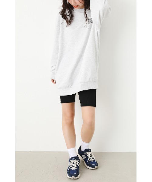 RODEO CROWNS WIDE BOWL（ロデオクラウンズワイドボウル）の「Field ハーフレギンス（レギンス/スパッツ・レディース・杢グレー/ブラック・FREE）」の9枚目の写真