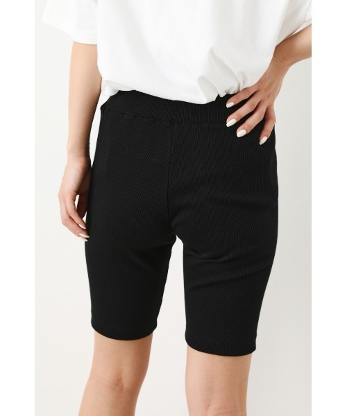 RODEO CROWNS WIDE BOWL（ロデオクラウンズワイドボウル）の「Field ハーフレギンス（レギンス/スパッツ・レディース・杢グレー/ブラック・FREE）」の3枚目の写真