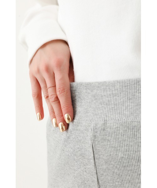 RODEO CROWNS WIDE BOWL（ロデオクラウンズワイドボウル）の「Field ハーフレギンス（レギンス/スパッツ・レディース・杢グレー/ブラック・FREE）」の4枚目の写真