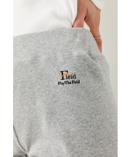 RODEO CROWNS WIDE BOWL（ロデオクラウンズワイドボウル）の「Field ハーフレギンス（レギンス/スパッツ・レディース・杢グレー/ブラック・FREE）」の10枚目の写真