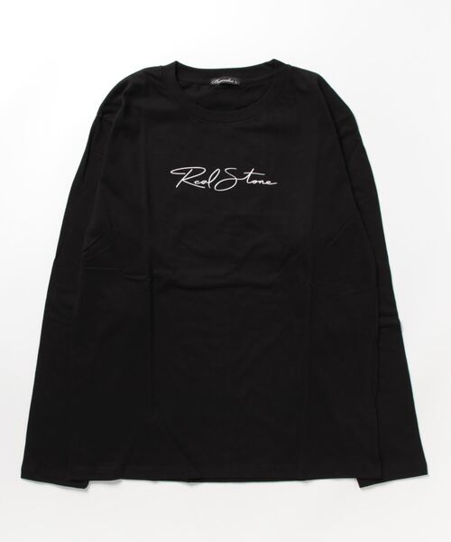 STYLEBLOCK（スタイルブロック）の「プリントロングTシャツ（Tシャツ/カットソー・メンズ・ネイビー/ホワイト系その他2/ホワイト/ベージュ/ホワイト系その他/ブラック系その他/カーキ/ブラック/サックスブルー・M/L/LL）」の14枚目の写真