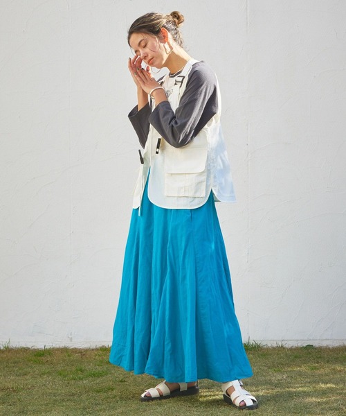 BAYFLOW(ベイフロー)の「フィッシングベスト(ベスト・レディース・ブラック/オフホワイト・FREE)」の5枚目の写真