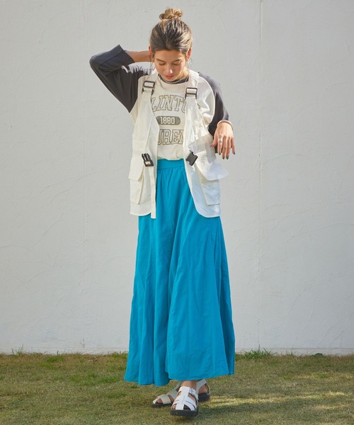 BAYFLOW(ベイフロー)の「フィッシングベスト(ベスト・レディース・ブラック/オフホワイト・FREE)」の6枚目の写真