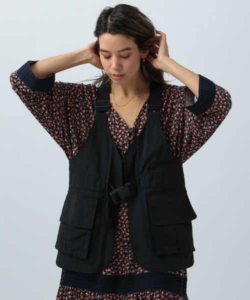 BAYFLOW(ベイフロー)の「フィッシングベスト(ベスト・レディース・ブラック/オフホワイト・FREE)」の16枚目の写真