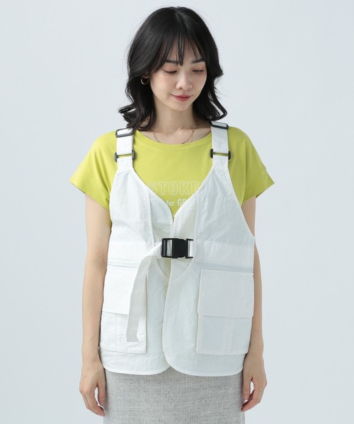 BAYFLOW(ベイフロー)の「フィッシングベスト(ベスト・レディース・ブラック/オフホワイト・FREE)」の18枚目の写真