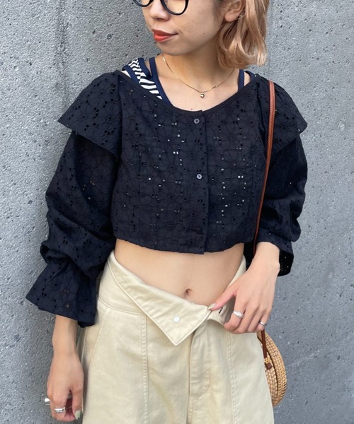 カットワーク　ボレロ CIAOPANIC（チャオパニック）の「2WAYカットワークレースアップ