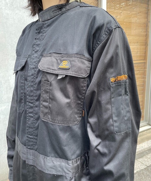 FORECAST（フォーキャスト）の「【FORECAST】ストリートオーバーオール ジャンプスーツ オールインワンT/C長袖つなぎ服 6609（つなぎ/オールインワン・メンズ・ブラック/オレンジ・S/M/L/LL）」の14枚目の写真