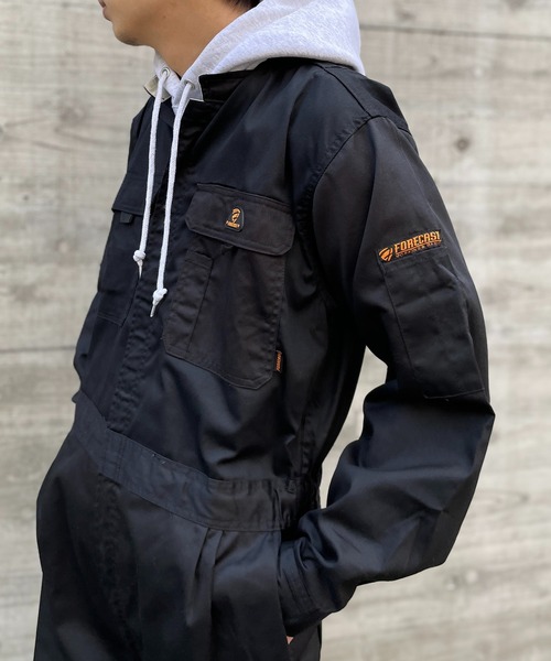 FORECAST（フォーキャスト）の「【FORECAST】ストリートオーバーオール ジャンプスーツ オールインワンT/C長袖つなぎ服 6609（つなぎ/オールインワン・メンズ・ブラック/オレンジ・S/M/L/LL）」の10枚目の写真