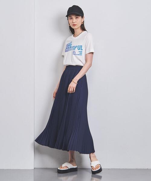 BAUM UND PFERDGARTEN（バウムウンドヘルガーデン）の「【別注】＜BAUM UND PFERDGARTEN＞U ARE BTF Tシャツ（Tシャツ/カットソー・レディース・ホワイト・S）」の2枚目の写真