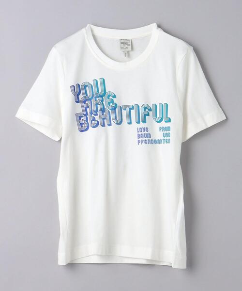 BAUM UND PFERDGARTEN（バウムウンドヘルガーデン）の「【別注】＜BAUM UND PFERDGARTEN＞U ARE BTF Tシャツ（Tシャツ/カットソー・レディース・ホワイト・S）」の5枚目の写真