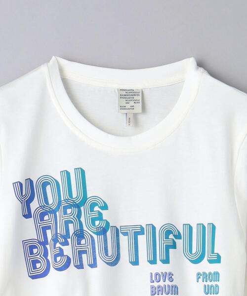 BAUM UND PFERDGARTEN（バウムウンドヘルガーデン）の「【別注】＜BAUM UND PFERDGARTEN＞U ARE BTF Tシャツ（Tシャツ/カットソー・レディース・ホワイト・S）」の10枚目の写真