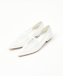 PICHE ABAHOUSE | メッシュポインテッドフラットパンプス(パンプス)