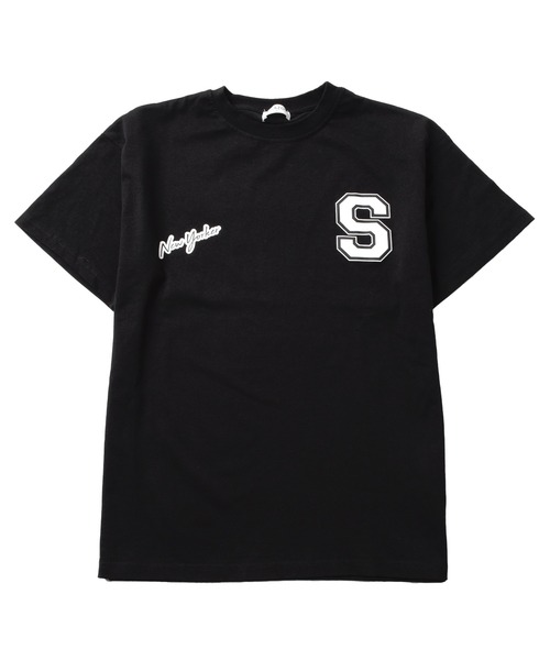 GLAZOS(グラソス)の「【接触冷感】アソートカレッジシティロゴ半袖Tシャツ(Tシャツ/カットソー・キッズ・ブルー/オートミール/ベージュ/ブラック/グレー/ホワイト/カーキ・150cm/130cm/160cm/170cm/140cm)」の10枚目の写真