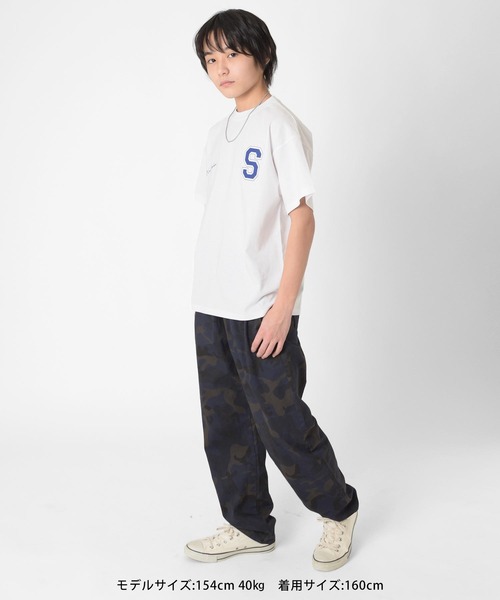 GLAZOS(グラソス)の「【接触冷感】アソートカレッジシティロゴ半袖Tシャツ(Tシャツ/カットソー・キッズ・ブルー/オートミール/ベージュ/ブラック/グレー/ホワイト/カーキ・150cm/130cm/160cm/170cm/140cm)」の21枚目の写真