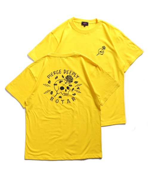 ROTAR(ローター)の「PIERCE DEEPLY Tee(Tシャツ/カットソー・メンズ・イエロー系その他/ホワイト/ライトピンク/ブラック・LARGE/SMALL/MEDIUM/X-LARGE)」の3枚目の写真
