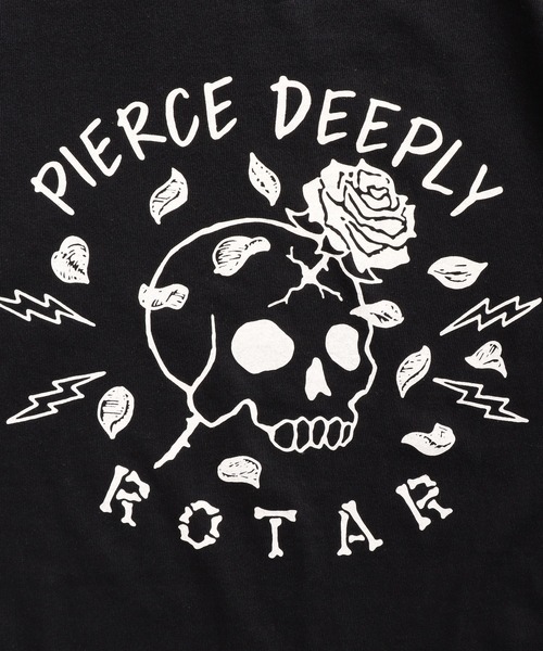 ROTAR(ローター)の「PIERCE DEEPLY Tee(Tシャツ/カットソー・メンズ・イエロー系その他/ホワイト/ライトピンク/ブラック・LARGE/SMALL/MEDIUM/X-LARGE)」の7枚目の写真