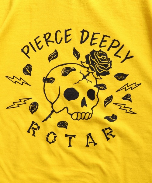 ROTAR(ローター)の「PIERCE DEEPLY Tee(Tシャツ/カットソー・メンズ・イエロー系その他/ホワイト/ライトピンク/ブラック・LARGE/SMALL/MEDIUM/X-LARGE)」の10枚目の写真