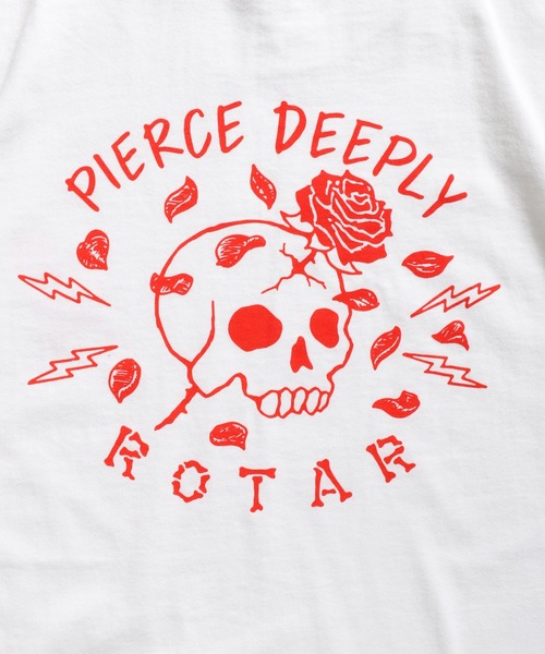 ROTAR(ローター)の「PIERCE DEEPLY Tee(Tシャツ/カットソー・メンズ・イエロー系その他/ホワイト/ライトピンク/ブラック・LARGE/SMALL/MEDIUM/X-LARGE)」の12枚目の写真