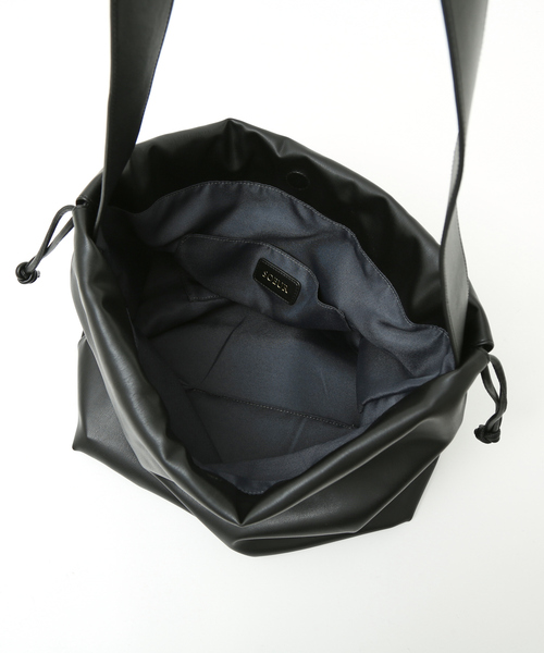 soeur（スール）の「SOEUR/ドローストリングショルダーBAG（トートバッグ・レディース・ブラック/オフホワイト・フリー）」の3枚目の写真