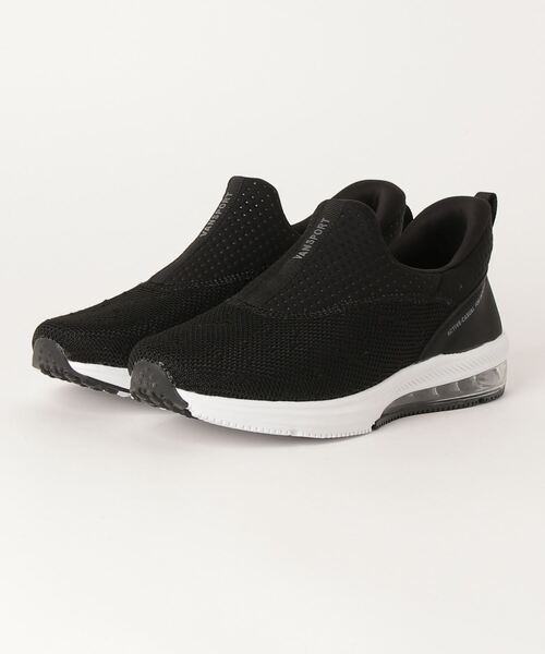 TSURUYA（ツルヤ）の「《VANSPORT》VA302（スリッポン・メンズ・グレー/ブラック・25.0cm/25.5cm/26.0cm/26.5cm/27.0cm）」の2枚目の写真