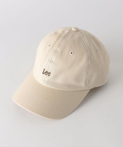 Lee（リー）の「【別注】＜Lee＞EX ロゴ キャップ / 帽子（キャップ・キッズ・ナチュラル/ブラウン/ネイビー・FREE）」の2枚目の写真