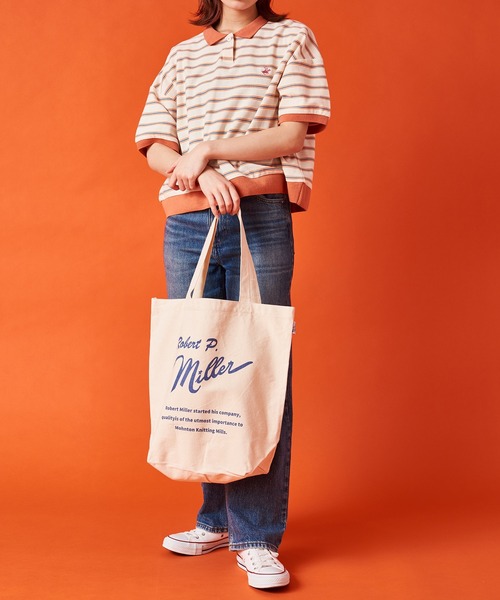 MILLER（ミラー）の「【Robert P. Miller】ロバートピーミラープリントロゴトートバッグ ※R1345 YMY（トートバッグ・メンズ・ブルー/レッド/ブラック・FREE）」の16枚目の写真