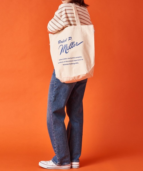 MILLER（ミラー）の「【Robert P. Miller】ロバートピーミラープリントロゴトートバッグ ※R1345 YMY（トートバッグ・メンズ・ブルー/レッド/ブラック・FREE）」の18枚目の写真