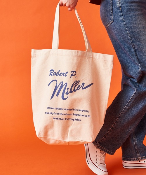 MILLER（ミラー）の「【Robert P. Miller】ロバートピーミラープリントロゴトートバッグ ※R1345 YMY（トートバッグ・メンズ・ブルー/レッド/ブラック・FREE）」の15枚目の写真