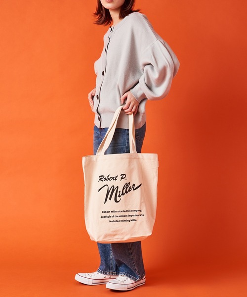 MILLER（ミラー）の「【Robert P. Miller】ロバートピーミラープリントロゴトートバッグ ※R1345 YMY（トートバッグ・メンズ・ブルー/レッド/ブラック・FREE）」の11枚目の写真