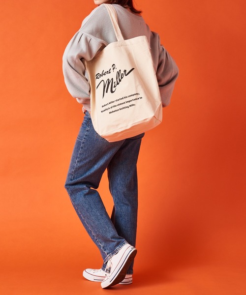 MILLER（ミラー）の「【Robert P. Miller】ロバートピーミラープリントロゴトートバッグ ※R1345 YMY（トートバッグ・メンズ・ブルー/レッド/ブラック・FREE）」の12枚目の写真