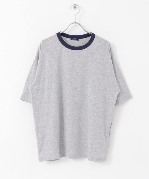 ITEMS URBANRESEARCH(アイテムズ アーバンリサーチ)の「メッシュトップス+Tシャツ レイヤードセット(Tシャツ/カットソー・メンズ・グリーン系その他/ブラック系その他/グレー系その他・MEDIUM/LARGE)」の9枚目の写真