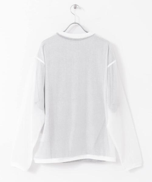 ITEMS URBANRESEARCH(アイテムズ アーバンリサーチ)の「メッシュトップス+Tシャツ レイヤードセット(Tシャツ/カットソー・メンズ・グリーン系その他/ブラック系その他/グレー系その他・MEDIUM/LARGE)」の10枚目の写真
