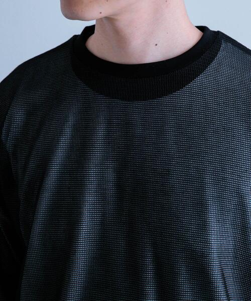 ITEMS URBANRESEARCH(アイテムズ アーバンリサーチ)の「メッシュトップス+Tシャツ レイヤードセット(Tシャツ/カットソー・メンズ・グリーン系その他/ブラック系その他/グレー系その他・MEDIUM/LARGE)」の21枚目の写真