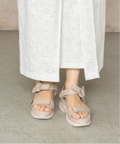 RANDA（ランダ）の「2WAY リボンスポーツサンダル（サンダル